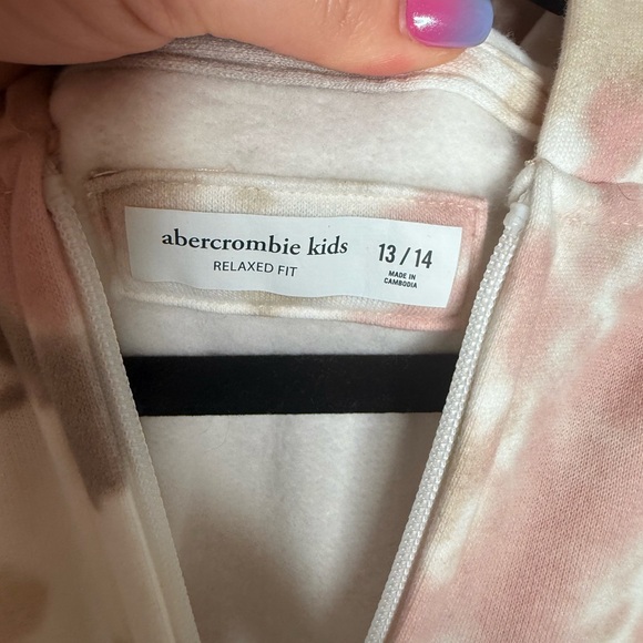 Abercrombie Kids Pink and Brown Tie-Dye Jacket - Picture 3 of 6